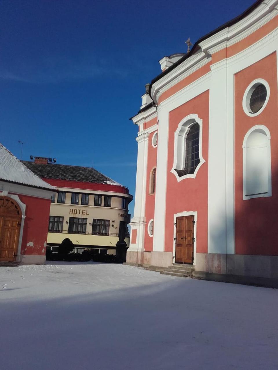 Hotel Srejber Červený Kostelec Exterior foto